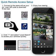 Youzee 1080N HD 1200TVL 8 CH DVR Home Surveillance Security Camera System 1TB