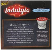 Indulgio French Vanilla Cappuccino Single Serve K-cup, 42 Count (Compatible with 2.0 Keurig Brewers) N7