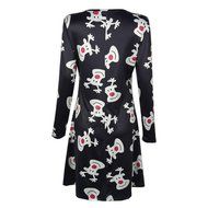 Women Dress,Haoricu Womens Xmas Christmas Printed Party Flared Swing Dress N5