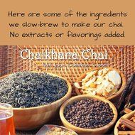 Organic Black Tea, Spicy Masala Chai Concentrate - 1/2 Gallon N3