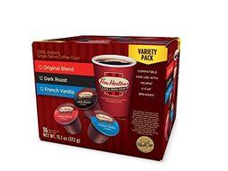 Tim Horton's Single Serve Coffee Cups, Variety Pack, 36 Count