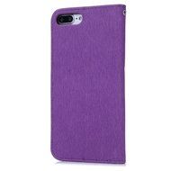 iPhone 7 Plus Case (5.5 inch) - Flip Folio Wallet Stand Case Embossed Cirrus PU Leather Case Shockproof Soft TPU... N33