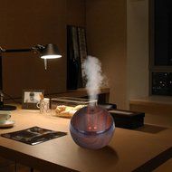 Ecurson Air Aroma Essential Oil Diffuser LED Ultrasonic Aroma Aromatherapy Humidifier (Khaki) N2