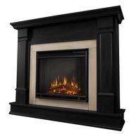 Real Flame Silverton Ventless Gel Fireplace in Dark Mahogany