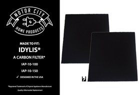 Idylis A Compatible Carbon Filter, Motor City Home Products Brand Replacement (1) N4