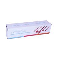 ALEKO&reg; SKW01RD Heat Resistant Non-Stick Silicone 5-Piece Cooking Grilling Baking Utensils Set Basting Brush Whisk...