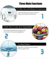 Robolife Air Purifier Ozone Disinfector Fruits Vegetables Sterilization US Plug N6