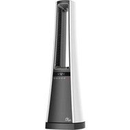 Dark Gray/White Air Logic Warm Bladeless Heater with Remote Control