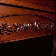 Southern Enterprises Chantilly Infrared Electric Fireplace in Oak