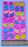 Design 560 Cartoon Eyes Shape Silicone Mold,Sugar Mold, Chocolate Mold, Cake Decoration Tool