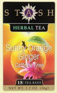 Stash Tea Sunny Orange Ginger Herbal Tea, 100 Count