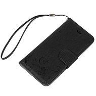 iPhone 7 Plus Case (5.5 inch) - Flip Wallet Stand Case Embossed Flowers PU Leather Shock-Absorption Soft TPU Inner... N7
