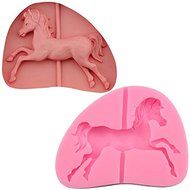 Mr.S Shop 3D Carousel Horse Silicone Mold Fondant Soap Cake Chocolate Mold Cake Decorating Tools N4
