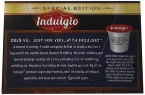 Indulgio French Vanilla Cappuccino Single Serve K-cup, 42 Count (Compatible with 2.0 Keurig Brewers) N16