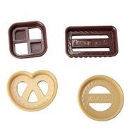 Great Value 4 Pcs Baking Tools Classical Plastic Cookies Mold Coffee N3