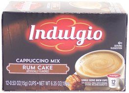 Indulgio French Vanilla Cappuccino Single Serve K-cup, 42 Count (Compatible with 2.0 Keurig Brewers) N18