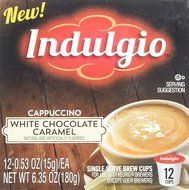 Indulgio French Vanilla Cappuccino Single Serve K-cup, 42 Count (Compatible with 2.0 Keurig Brewers) N20