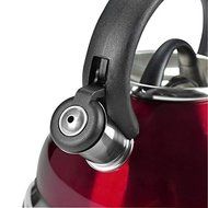 3-Quart Stainless Steel Whistling Tea Kettle, Red