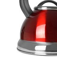 3-Quart Stainless Steel Whistling Tea Kettle, Red N2