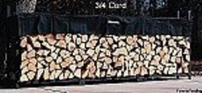 The Woodhaven 12 Foot Firewood Log Rack with Cover