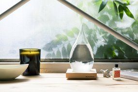 Tempo Drop&reg; Designer Weather Forecast Storm Glass Very Stylish Artware/ Weather Instruments N5