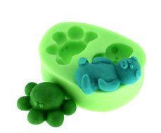 Wholeport Pig Animal Fondant Mold Silicone Resin Clay Molds Jewelry Molds Candy Mold Cake Decoration Tool