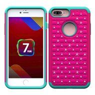 IPhone 7 Plus Case, A-store Premium Lightweight Slim Fit Cover with Rhinestone Hard Shell Silicone Protective... N2