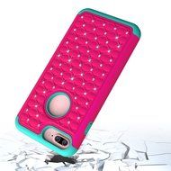 IPhone 7 Plus Case, A-store Premium Lightweight Slim Fit Cover with Rhinestone Hard Shell Silicone Protective... N3