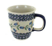 Polish Pottery Tulip Coffee Mug