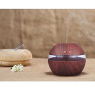 Ultrasonic Humidifier,Powstro Wood Grain 300ml Air Aroma Aromatherapy Essential Oil Diffuser With Blue LED Light...