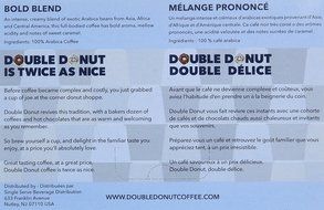Double Donut Bold Blend Coffee, in Recyclable Single Serve Cups for Keurig K-Cup Brewers, 24 Count N2
