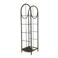 panacea products corp 15232 Black, Vertical Log Storage Rack
