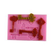 Lariy Silicon DIY Keys Cake Muffin Chocolate Cookie Baking Mold Mould Pan Tray