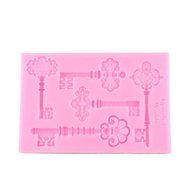 Lariy Silicon DIY Keys Cake Muffin Chocolate Cookie Baking Mold Mould Pan Tray N2