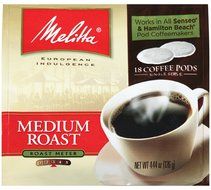 Melitta Medium Roast Soft Coffee Pods 18 Count Bag
