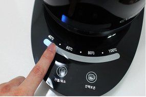 Cuchen Premium Baby Powdered Milk Kettle 1.7 Litter (Black/Rose gold) N5