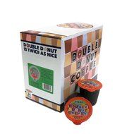 Double Donut Coffee Decaf Pumpkin Spice Flavored Coffee Single Serve Cups For Keurig K Cup Brewer (24 Count) N2