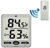 Ambient Weather WS-07 Big Digit 8-Channel Wireless Thermo-Hygrometer N6