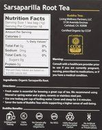 Sarsaparilla Tea - Organic Herbs - 18 Bleach Free Tea Bags N2