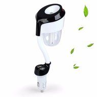 KING DO WAY Aromatherapy Car Humidifier Dual USB Charger Car Air Purifier Waterless Auto Shut-off Aromatherapy... N4