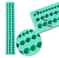 Ehdching 1pcs Pearl Shape Fondant Silicone Cake Sugarcraft Mold