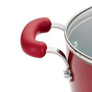Paula Deen 11580 Signature Collection Porcelain Nonstick 5 1/2-quart Red Speckle Covered Casserole N2