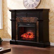 Southern Enterprises Cartwright Corner Infrared Electric Fireplace N2