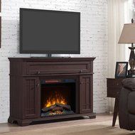 Iunux Convertible Media Electric Fireplace N2