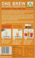 Authentic Thai Iced Tea Flavored Black Tea,20 tea bags N2