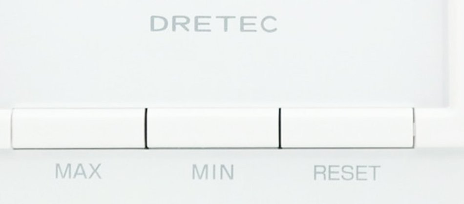 DRETEC digital thermo-hygrometer ' stasis ' white O-233WT N3