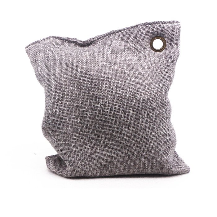 GOWOW Naturally Activated Bamboo Air Purifying Bag, Charcoal Bag (1Large, DarkGrey) N22