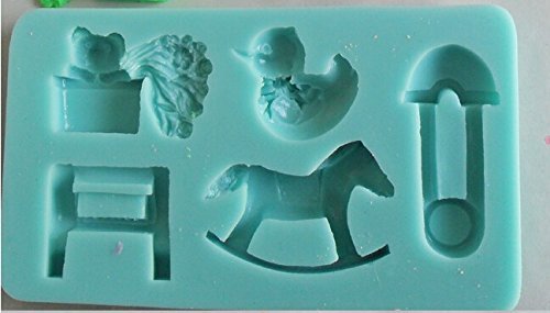 HSE Trojan Cubs Chicks liquid silicone cake mold animal kitchen baking cake chocolate pastry tools