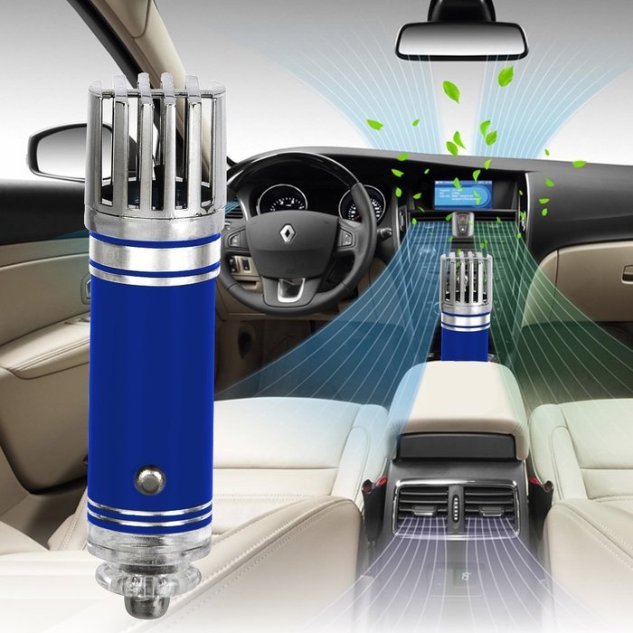 Car Air Purifier, LSoug Mini Air Freshener Ionize Air Purifier - Professional Smoke Smell Dusts Remover, Helps... N2