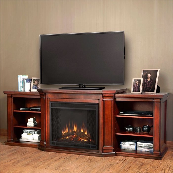 Real Flame Valmont Entertainment Center Electric Fireplace N2